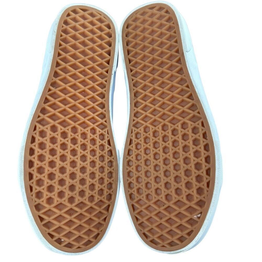 Vans Seldan White Leather Laceup Lowtops Women’s Size 8 - Picture 6 of 7